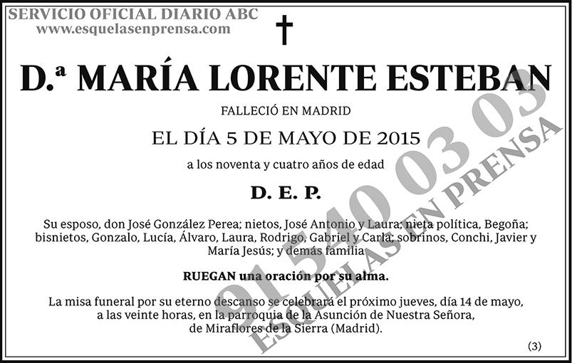 María Lorente Esteban
